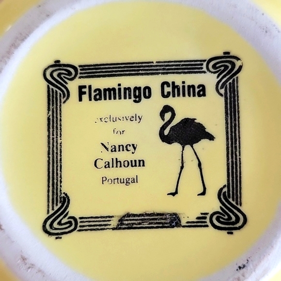 Vintage Flamingo China Creamer Exclusively for Nancy Calhoun - Picture 5 of 5